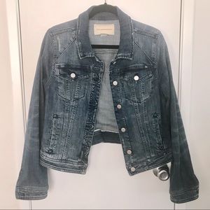 Pilcro Anthropologie Fittted Denim Jacket Large